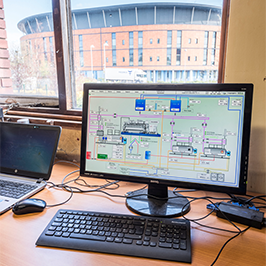 Vital Energi Royal Salford Hospital BEMS Screen